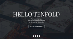 Desktop Screenshot of hellotenfold.com